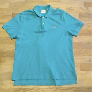 𝅺Lacoste Live Polo Shirt Size 4 Turquoise Green